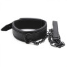 FUKR Collier + Laisse Noir